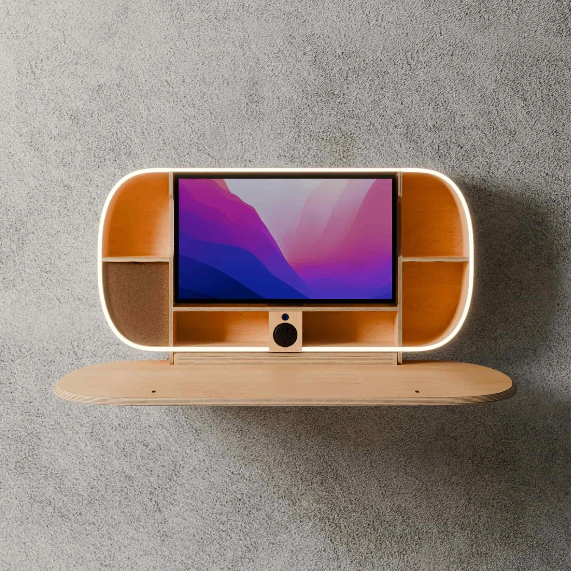 Friday. — Clamshell 36 Murphy Desk – Made in the USA